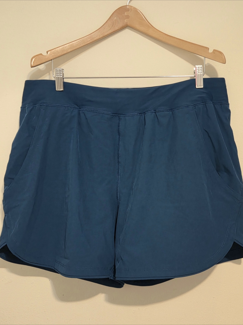 Lands' End Deep Teal Board Shorts - 5"